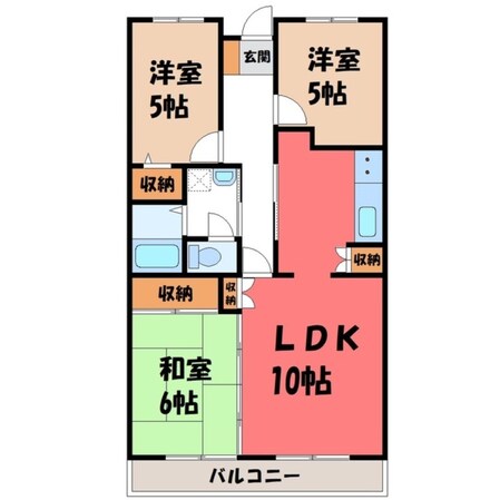 駅東公園前駅 徒歩5分 2階の物件間取画像